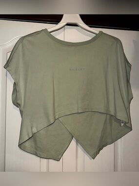 Oakley Asymmetrical Mint Green Crop Top